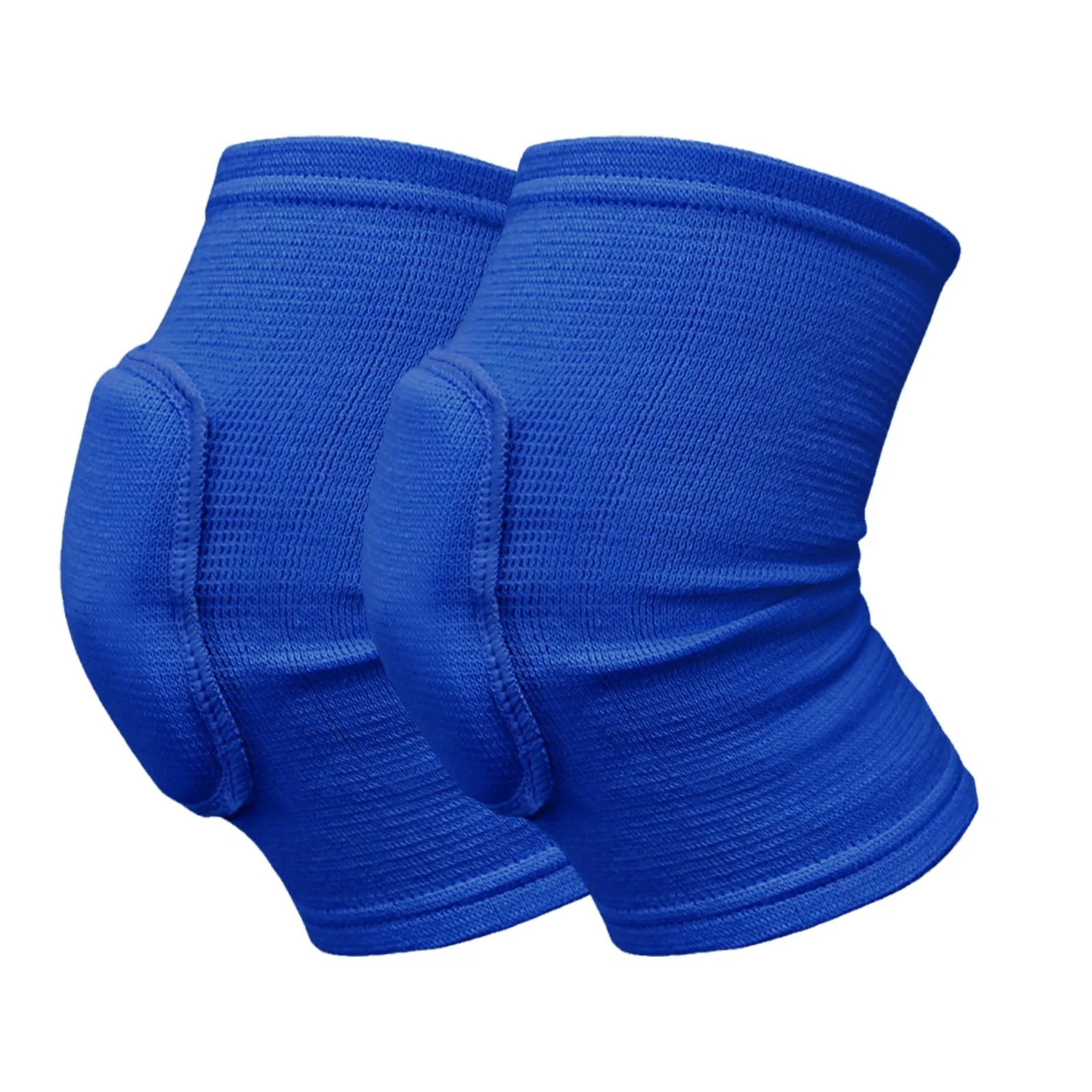 Genouillères de Compression élastiques pour sport, 2 pièces, protection du genou, éponge épaisse, Support pour la danse, l'entraînement