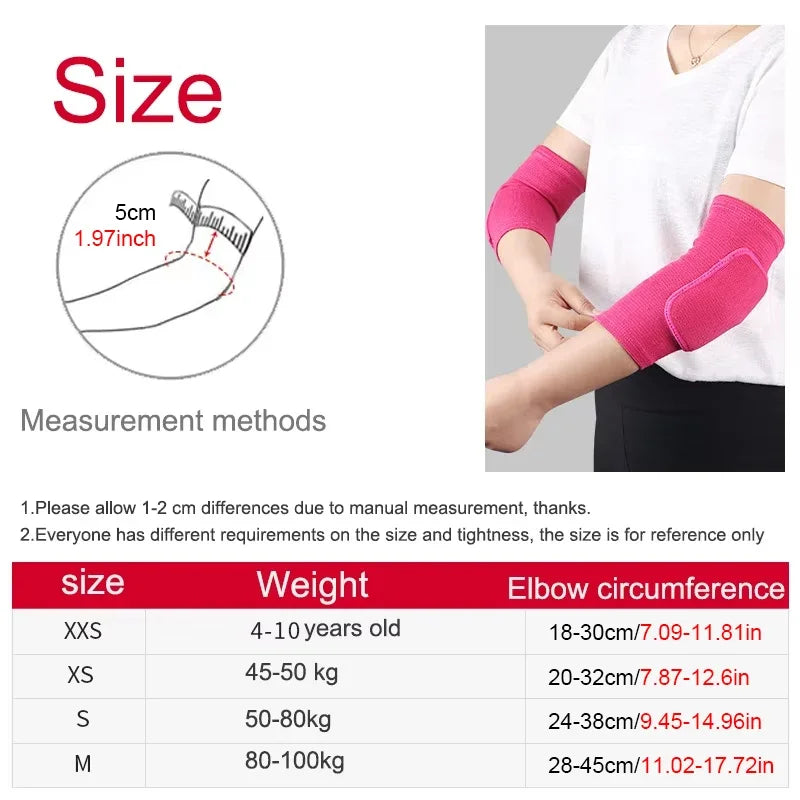 Attelles de coude respirantes en éponge épaisse, 2 pièces, manchon de Compression pour le Sport, volley-ball, basket-ball, soulagement de la douleur, Support de coude