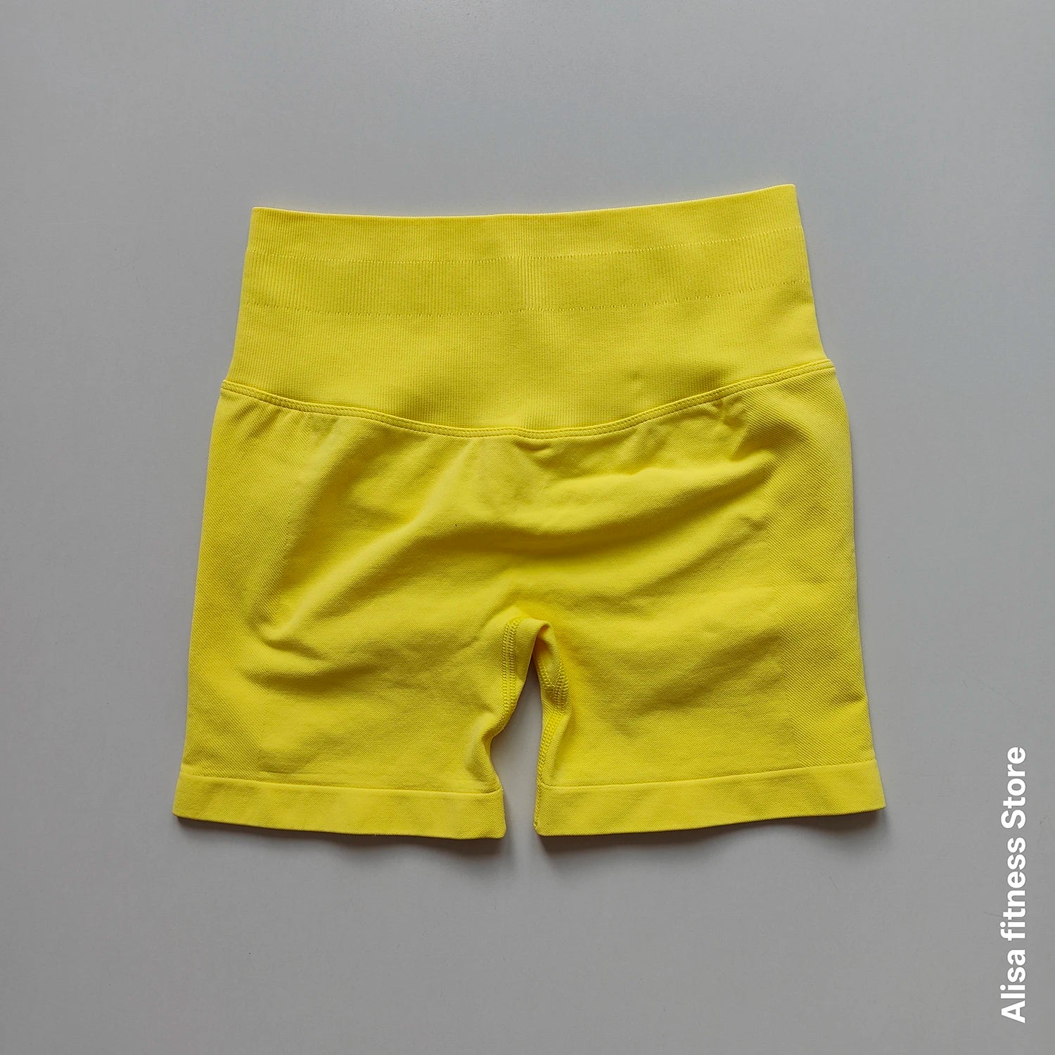 Shorts de yoga taille haute d'été, contrôle du ventre, shorts de fitness sans couture, shorts de course sexy, pantalon de fitness, leggings de yoga de couleur unie