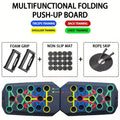 Ensemble de planche de push-up portable, barre multifonctionnelle, équipement de fitness pliable, entraînement de la poitrine, de l'abdomen, des bras et du dos