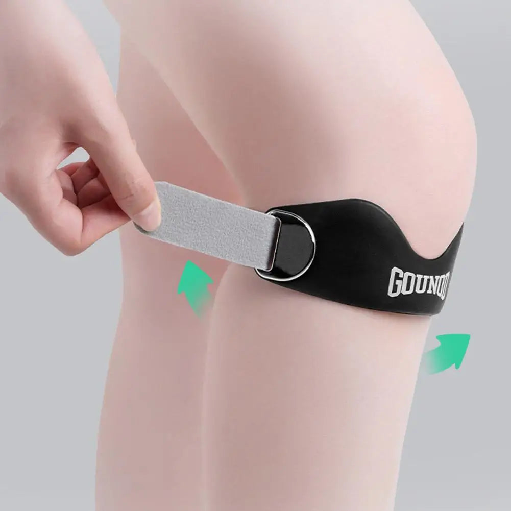 Genouillères à pression coussin, sangle de rotule, 1 pièce/2 pièces, genouillère de Sport réglable, douce, pressurisée, soutien de la rotule du genou, pulls