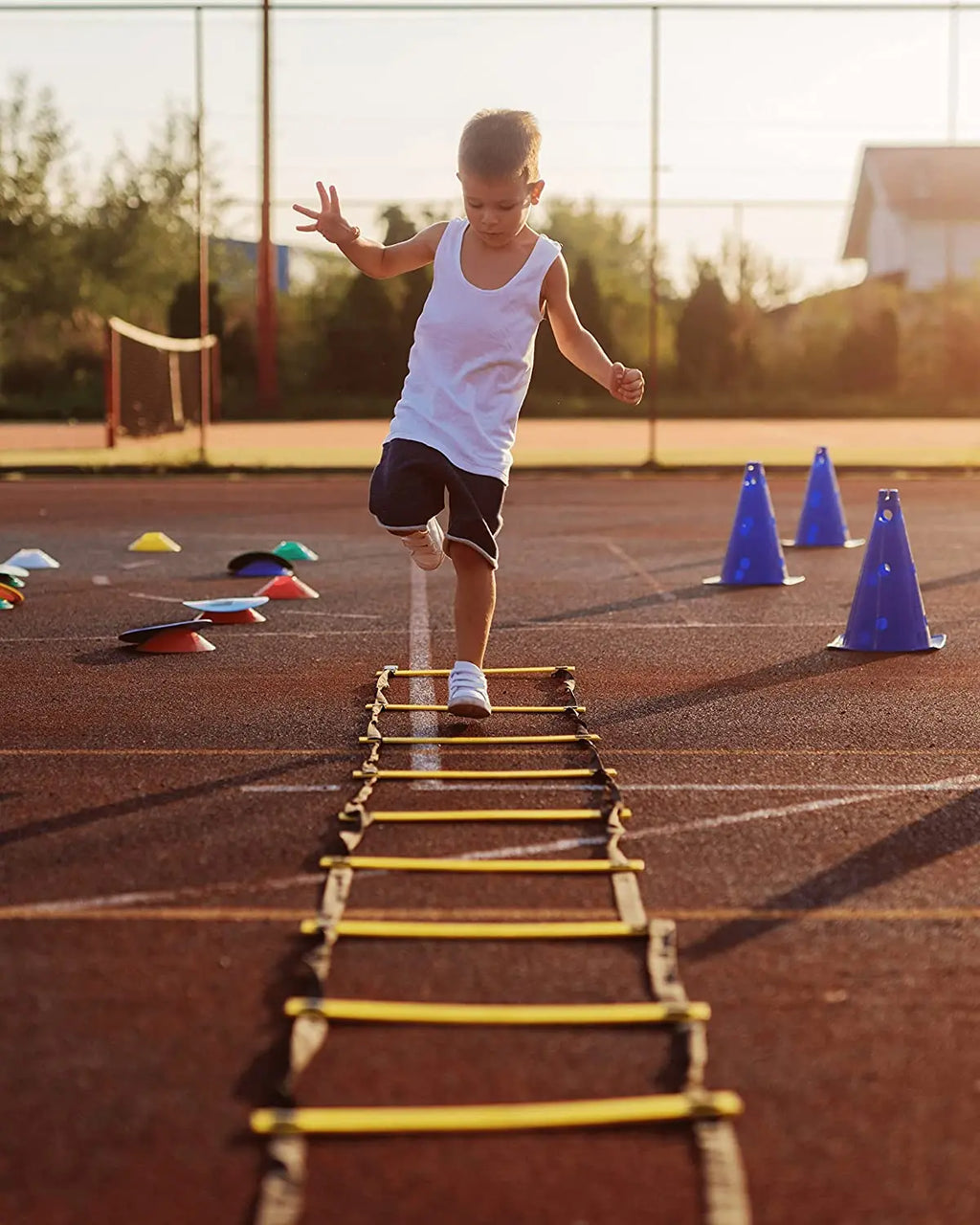 Échelles d'agilité en nylon pour l'entraînement de vitesse et le sport, sangles d'agilité, équipement d'échelle d'énergie pour l'entraînement de football, flexibilité