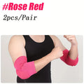 Attelles de coude respirantes en éponge épaisse, 2 pièces, manchon de Compression pour le Sport, volley-ball, basket-ball, soulagement de la douleur, Support de coude
