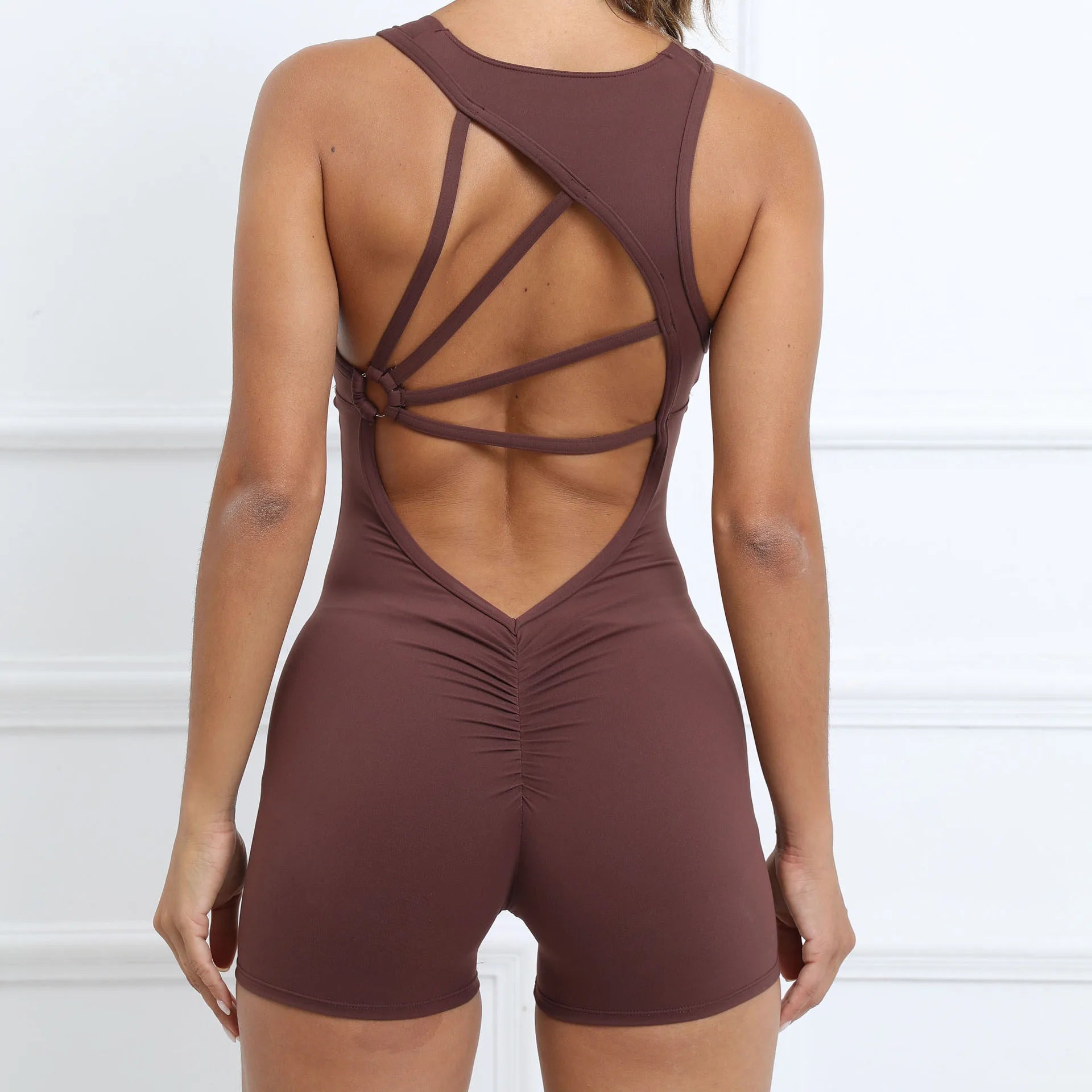 Ccombinaison sport femme, combinaison de gymnastique dos nu pour femmes, salopette de sport, vêtements d'entraînement de yoga pour femmes, ensemble de vêtements de fitness, combinaison de batterie