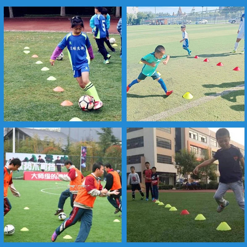 12 pièces évitement d'obstacles sport enfants Football patinage à roulettes équipement d'entraînement professionnel Pan cône Agile accessoires de sport