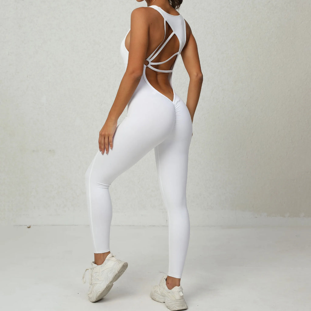 Ccombinaison sport femme, combinaison de gymnastique dos nu pour femmes, salopette de sport, vêtements d'entraînement de yoga pour femmes, ensemble de vêtements de fitness, combinaison de batterie