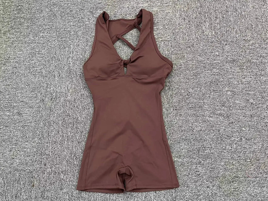 Ccombinaison sport femme, combinaison de gymnastique dos nu pour femmes, salopette de sport, vêtements d'entraînement de yoga pour femmes, ensemble de vêtements de fitness, combinaison de batterie