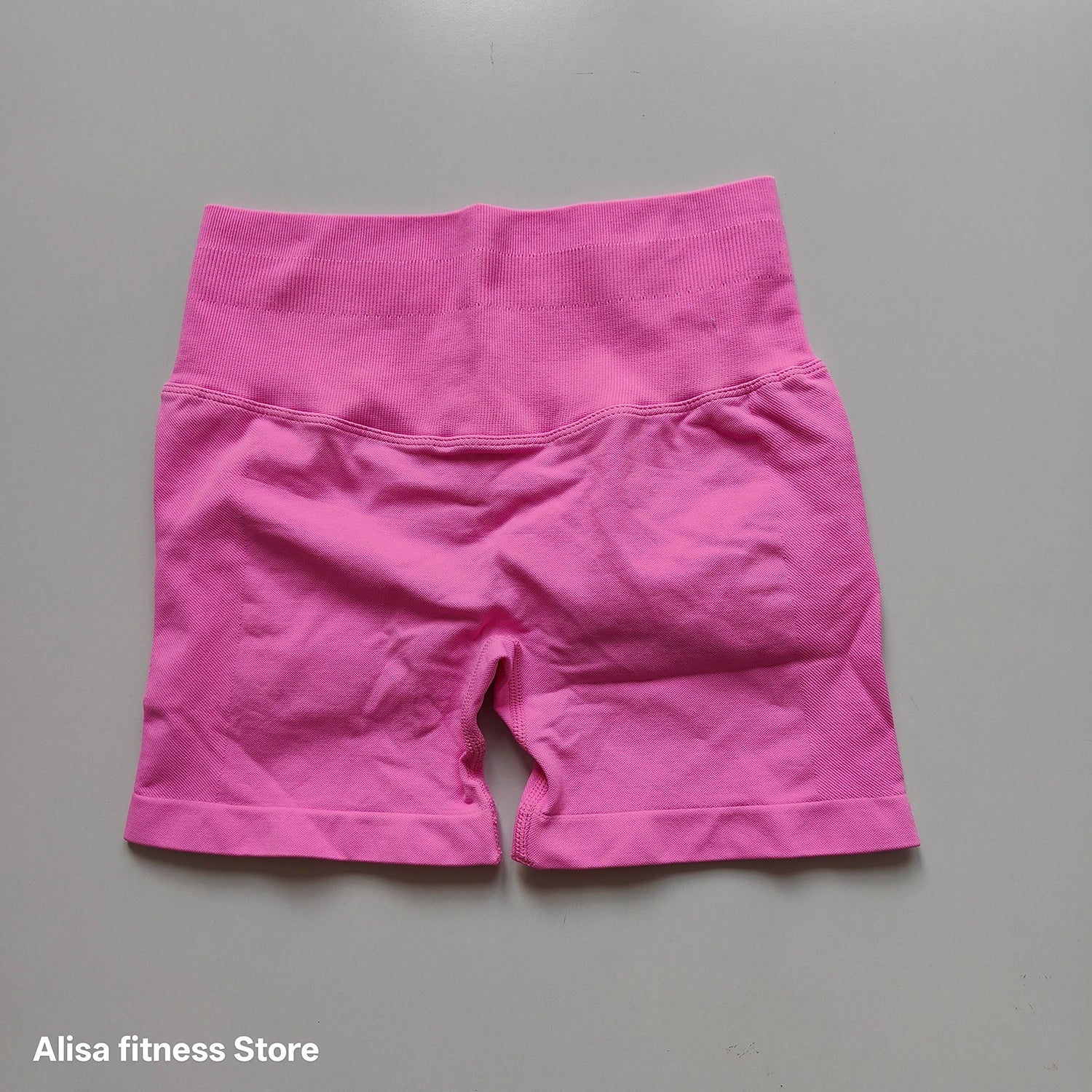 Shorts de yoga taille haute d'été, contrôle du ventre, shorts de fitness sans couture, shorts de course sexy, pantalon de fitness, leggings de yoga de couleur unie
