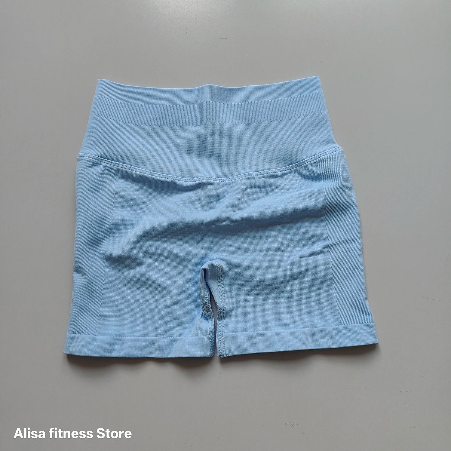 Shorts de yoga taille haute d'été, contrôle du ventre, shorts de fitness sans couture, shorts de course sexy, pantalon de fitness, leggings de yoga de couleur unie