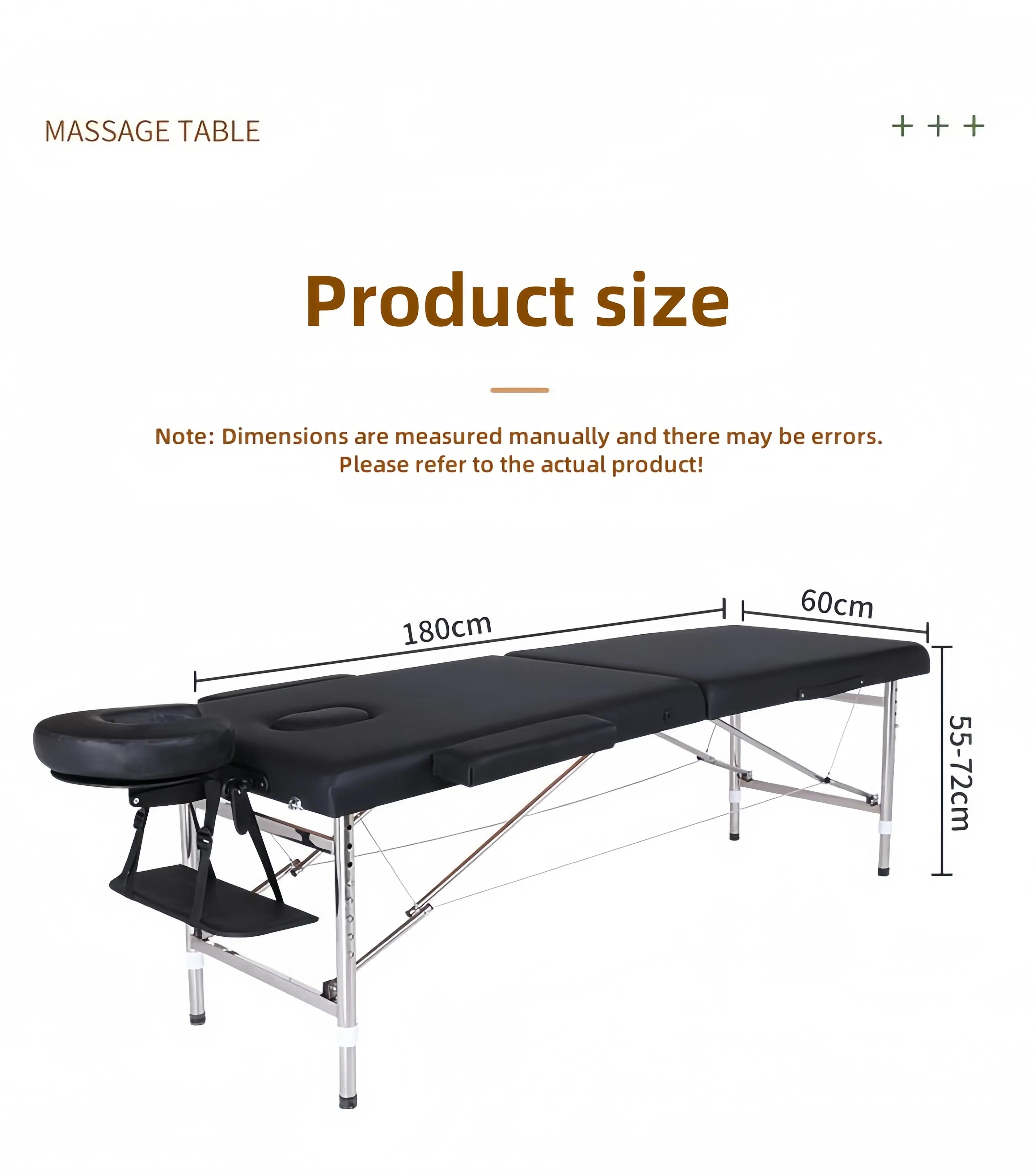 Table de massage pliante portable, réglable, légère, en aluminium, lit d'esthéticienne, chaise de tatouage sur mesure pour salon de beauté professionnel